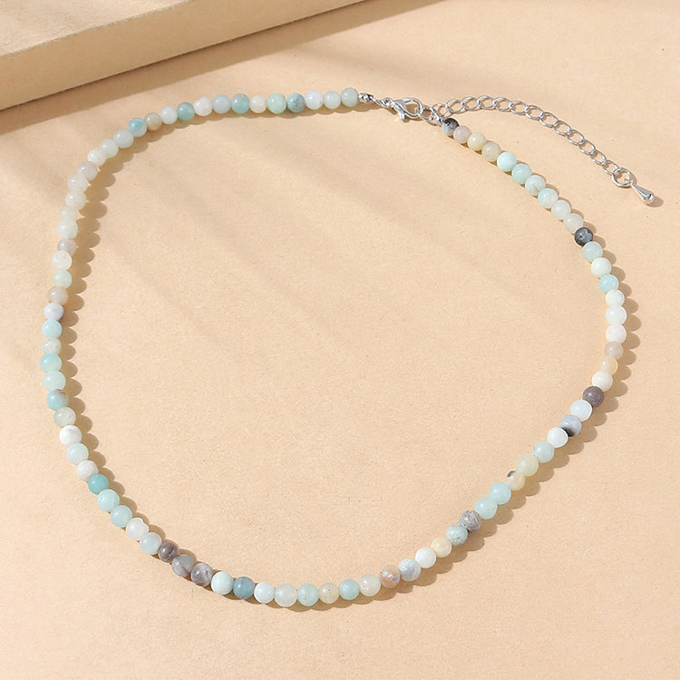 european and american temperament big-name creative fashion atmosphere natural stone necklace