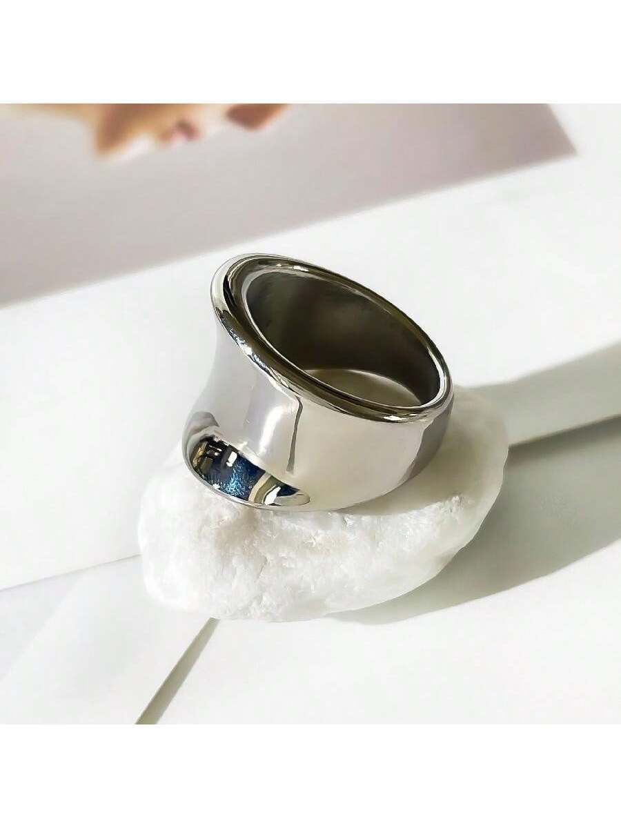 Jewelry Simple Style Classic Style Geometric 316L Stainless Steel  Plating Rings