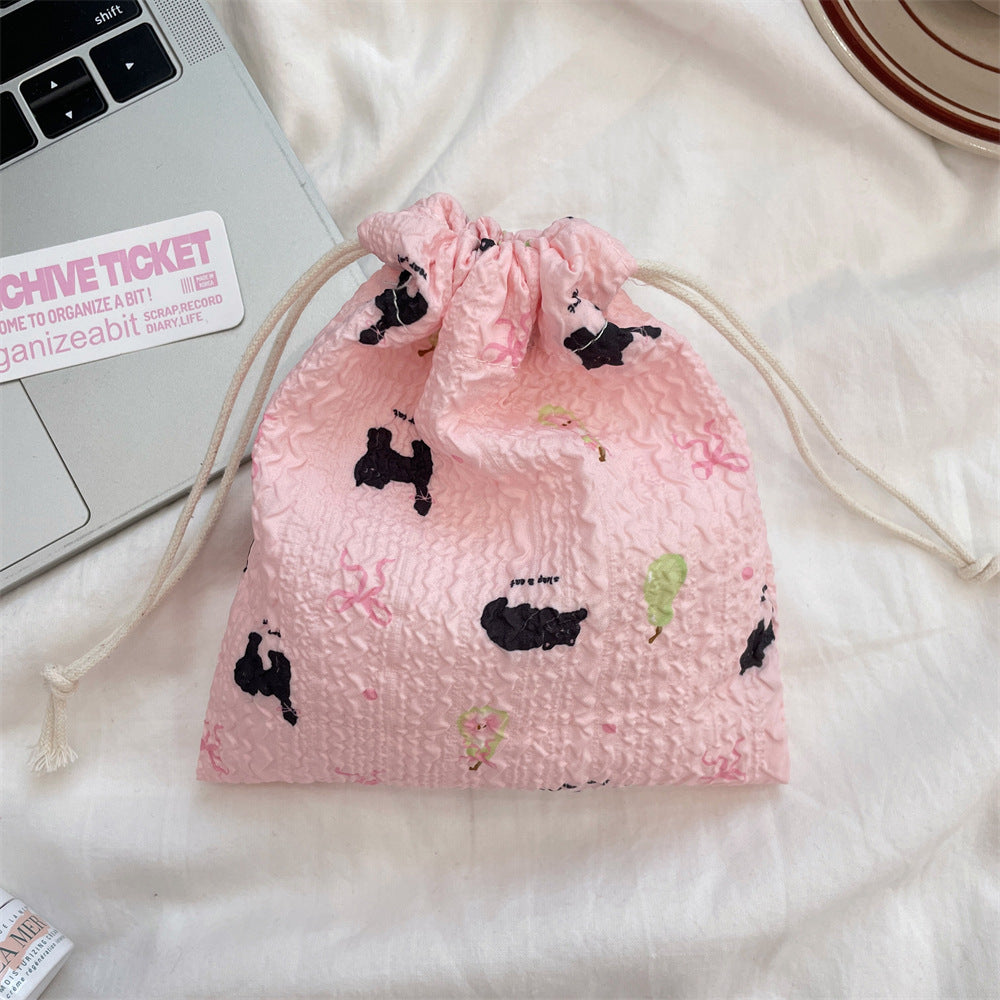 Streetwear Animal Polyester Square Makeup Bags