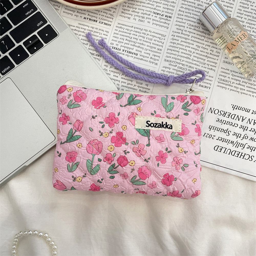 Streetwear Cartoon Polyester Square Makeup Bags