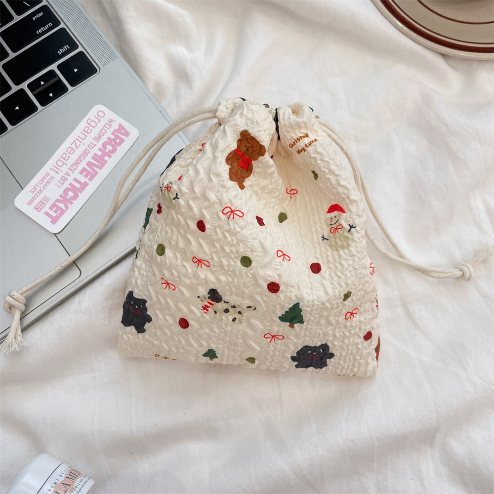 Streetwear Animal Polyester Square Makeup Bags