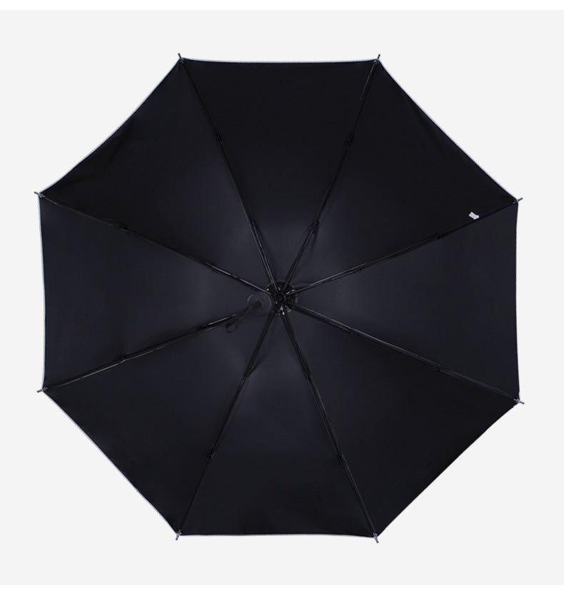 Retro Round Dots Polyester Iron Umbrella Rain Gear