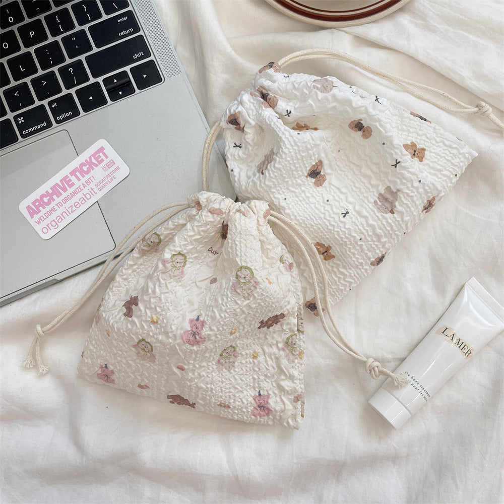 Streetwear Animal Polyester Square Makeup Bags