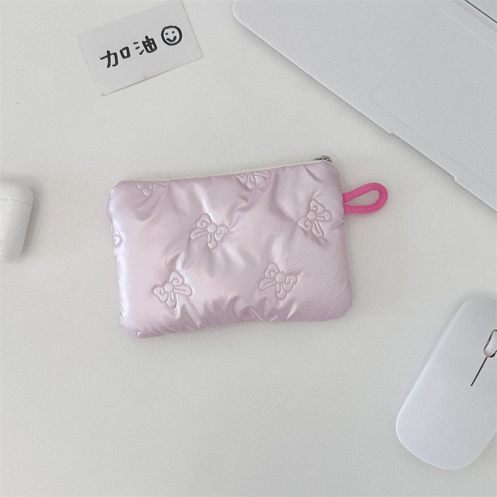 Streetwear Geometric pu Square Makeup Bags