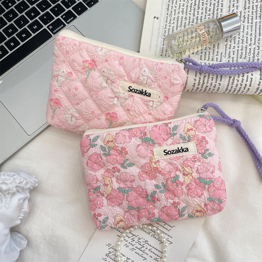 Streetwear Cartoon Polyester Square Makeup Bags