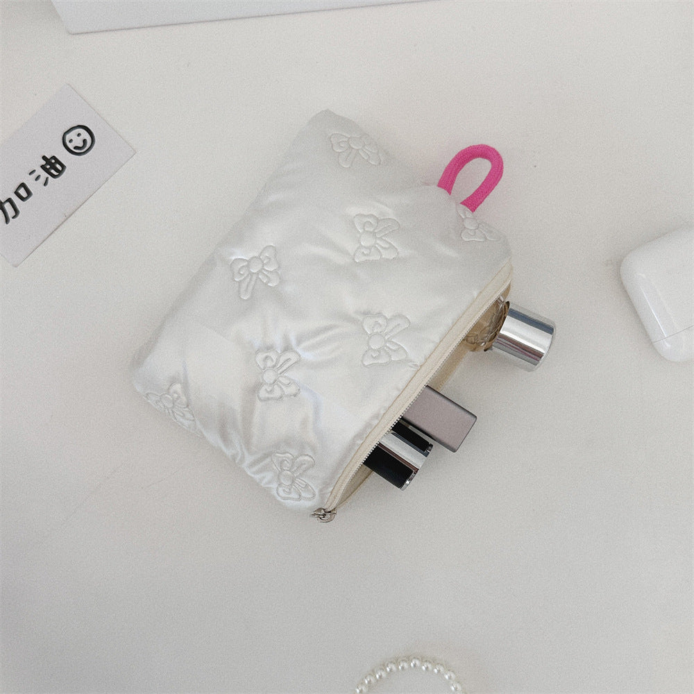 Streetwear Geometric pu Square Makeup Bags