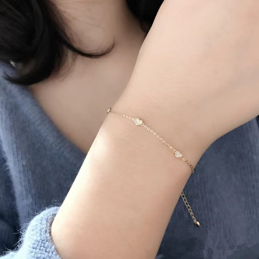 925 Sterling Silver Bracelets Simple Style