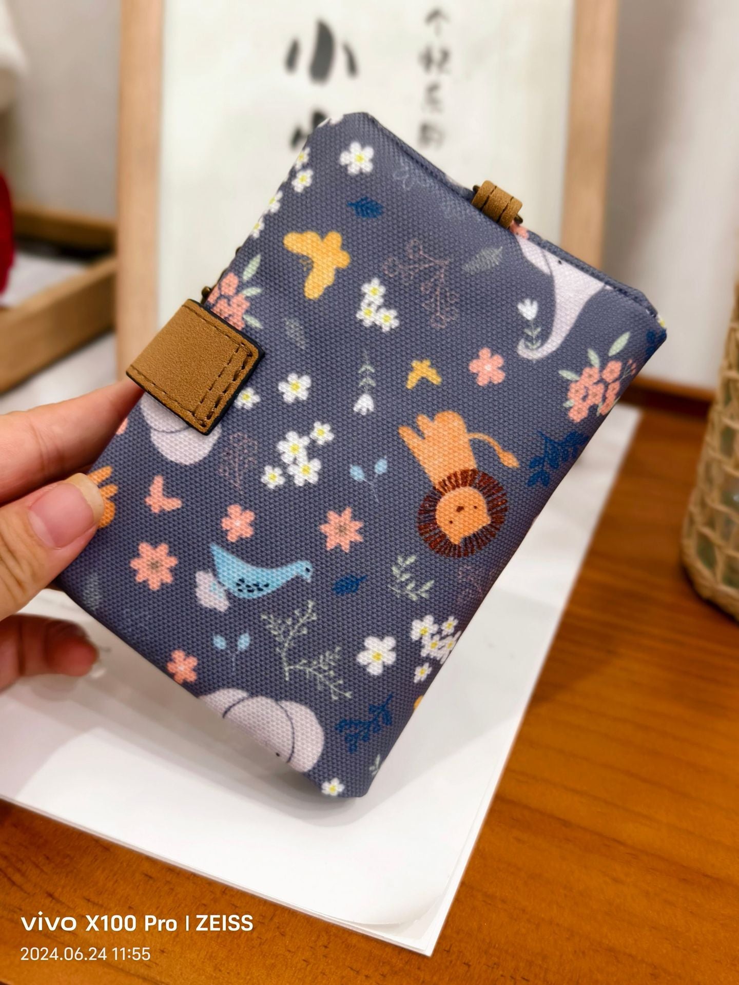 Women's Animal Flower Pu Leather Hidden Buckle Wallets