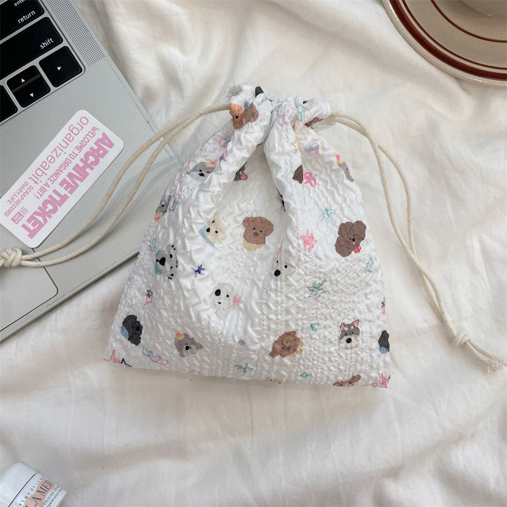 Streetwear Animal Polyester Square Makeup Bags