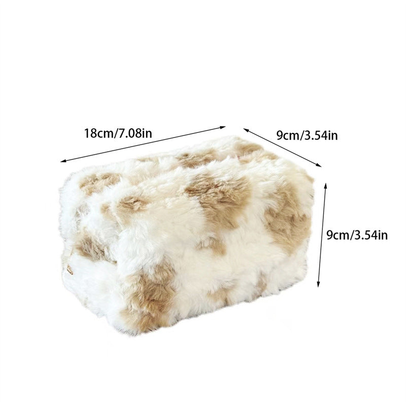 Elegant Streetwear Leopard Polyester Square Makeup Bags