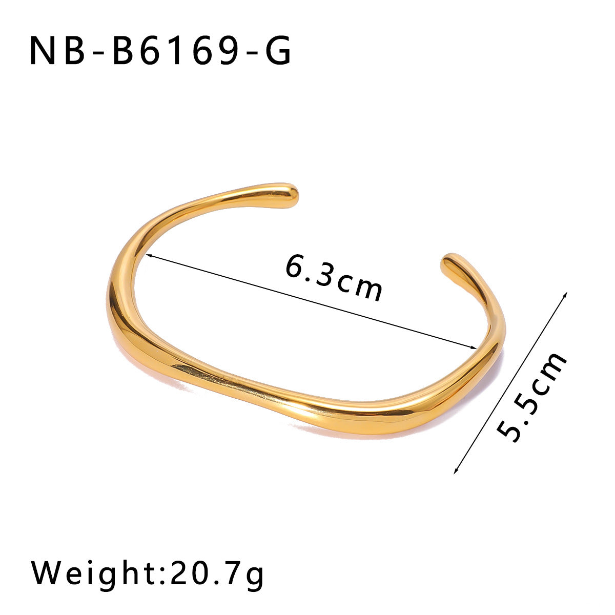 Simple Style Commute Geometric 304 Stainless Steel Bangle In Bulk