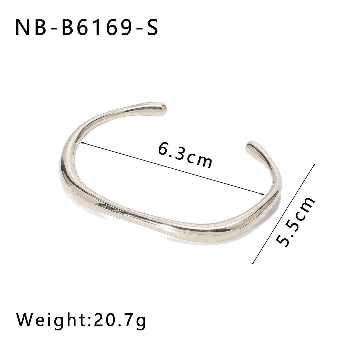 Simple Style Commute Geometric 304 Stainless Steel Bangle In Bulk