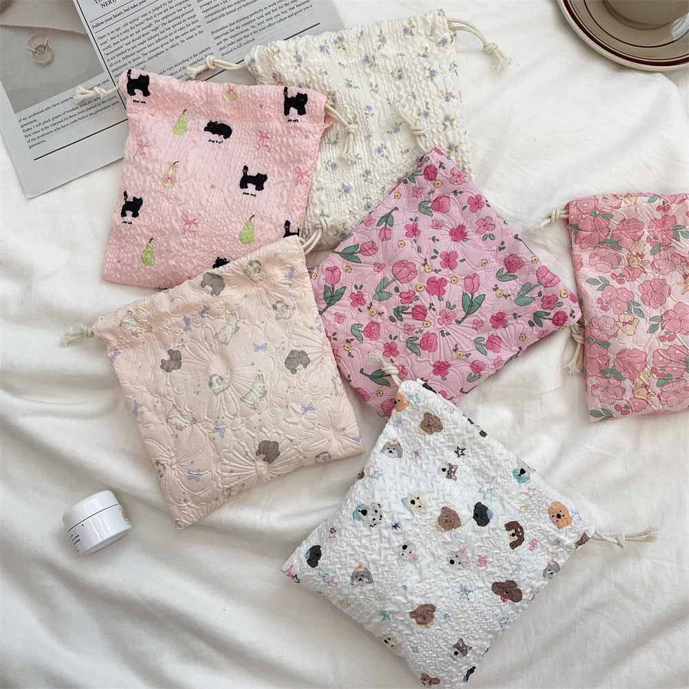 Streetwear Animal Polyester Square Makeup Bags