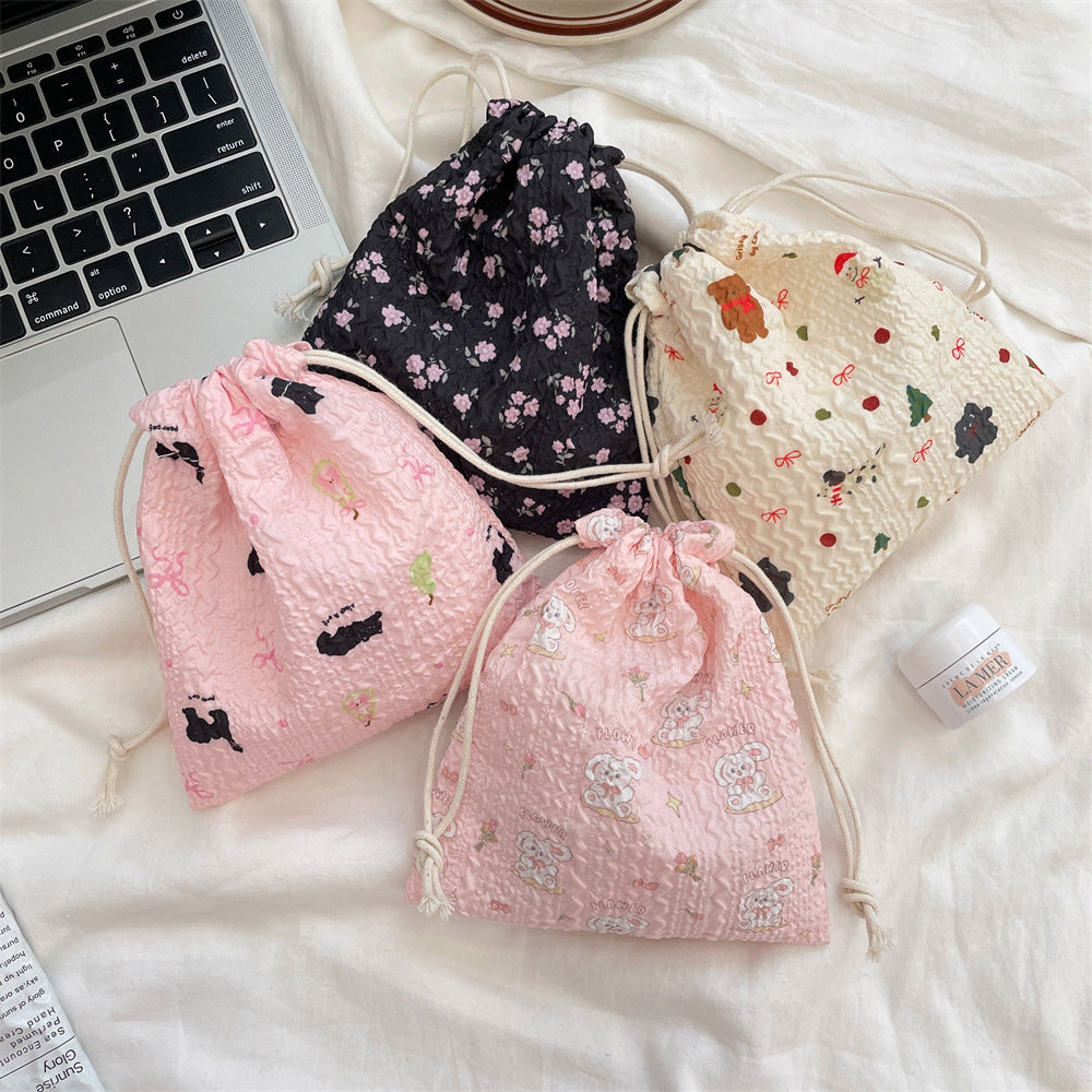 Streetwear Animal Polyester Square Makeup Bags