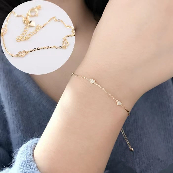 925 Sterling Silver Bracelets Simple Style