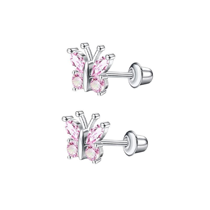 1 Pair Ear Cartilage Rings & Studs Simple Style Classic Style Heart Shape 304 Stainless Steel Plating Ear Cartilage Rings & Studs