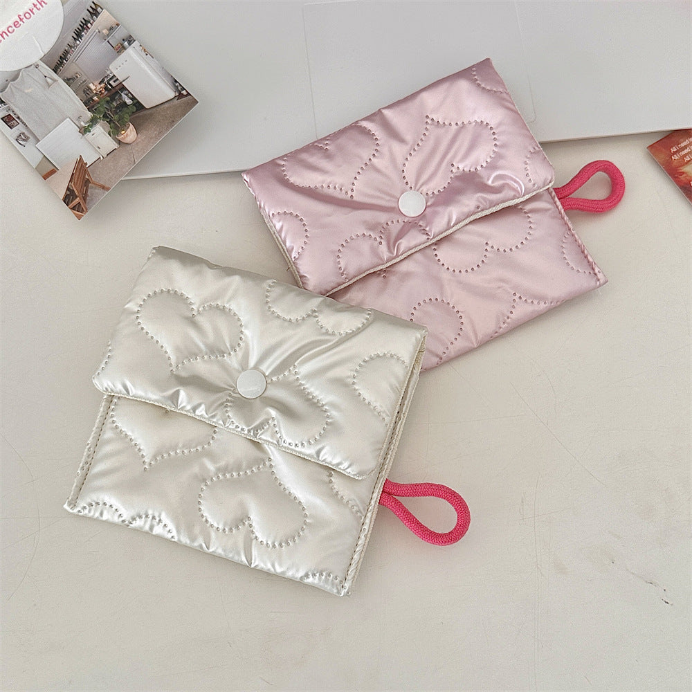 Streetwear Geometric pu Square Makeup Bags