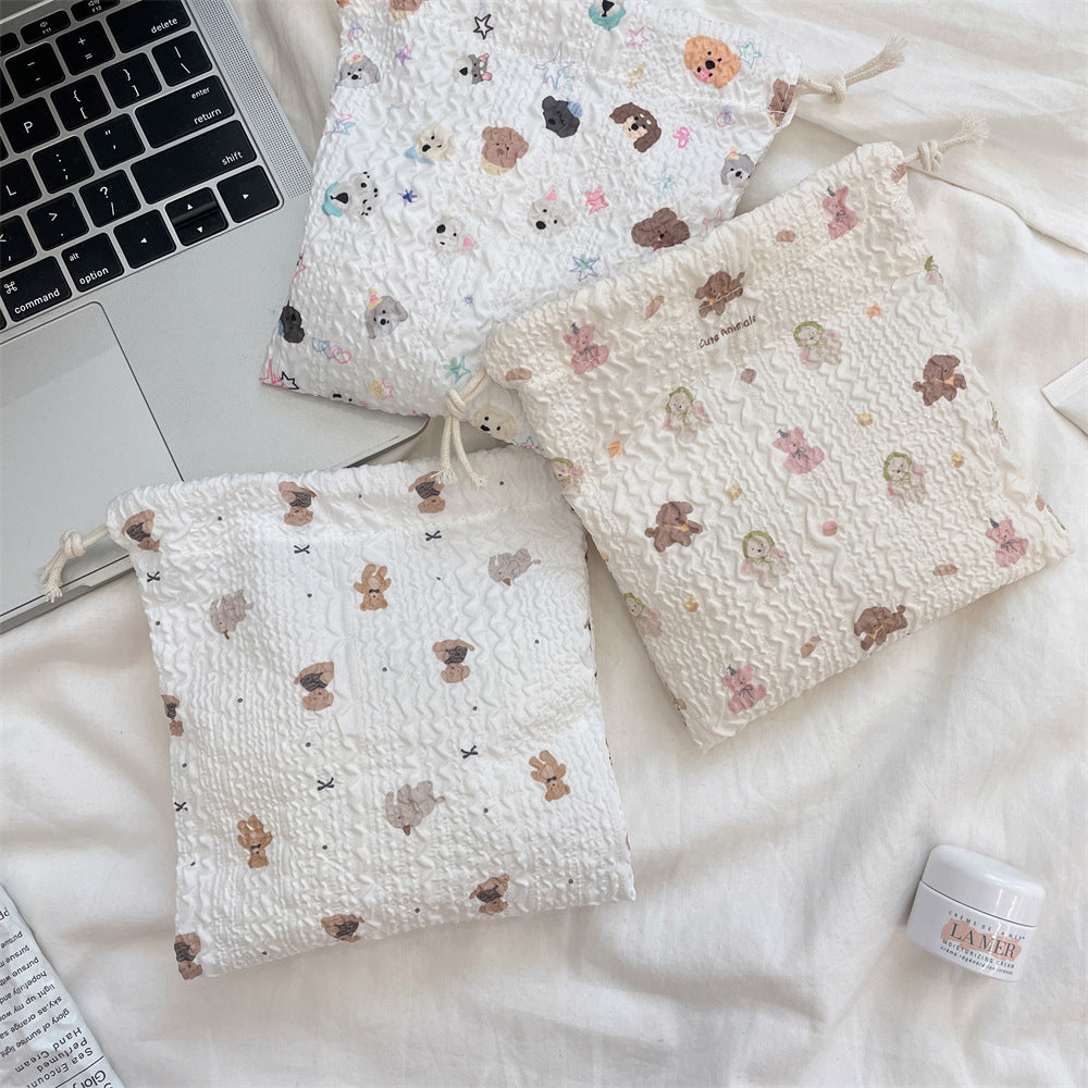 Streetwear Animal Polyester Square Makeup Bags