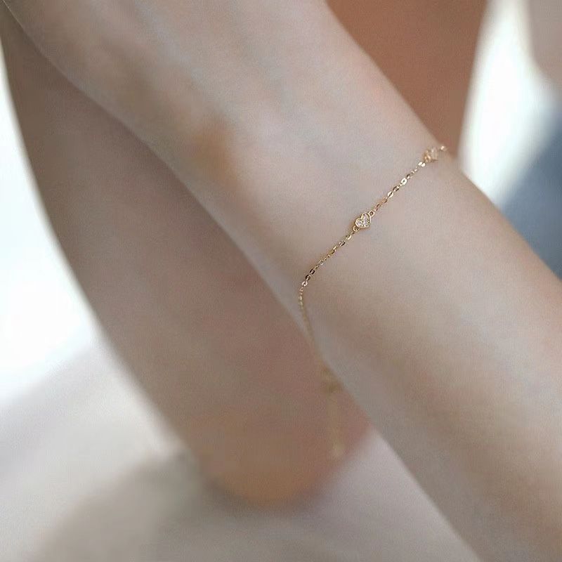 925 Sterling Silver Bracelets Simple Style