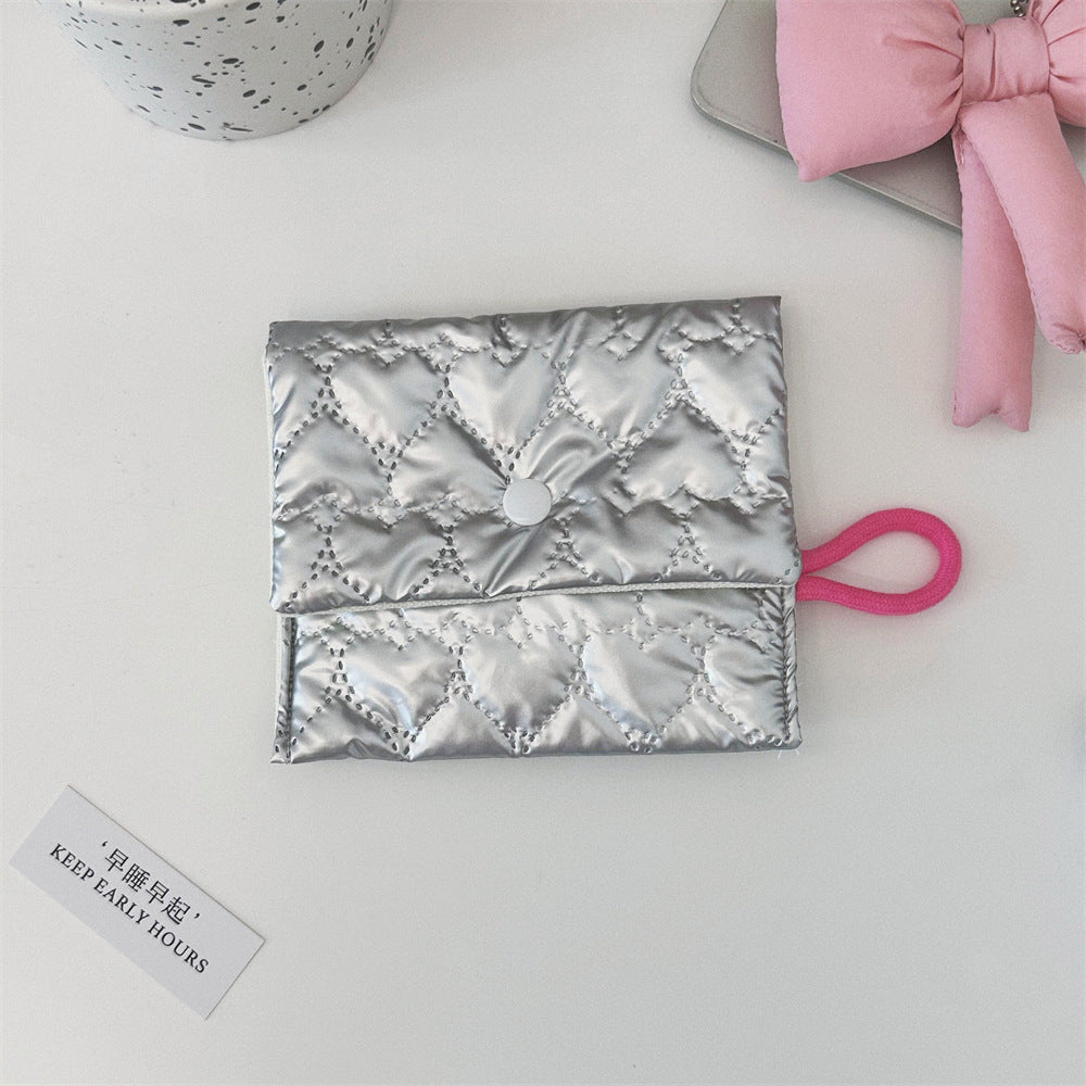 Streetwear Geometric pu Square Makeup Bags