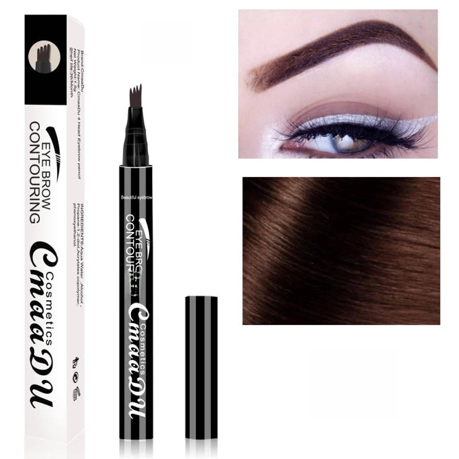 Cmaadu 4-headed Eyebrow Pencil Four-pronged Eyebrow Pencil Beauty Skin Care Makeup Powder Cream