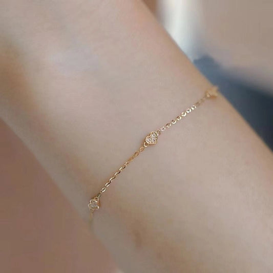 925 Sterling Silver Bracelets Simple Style