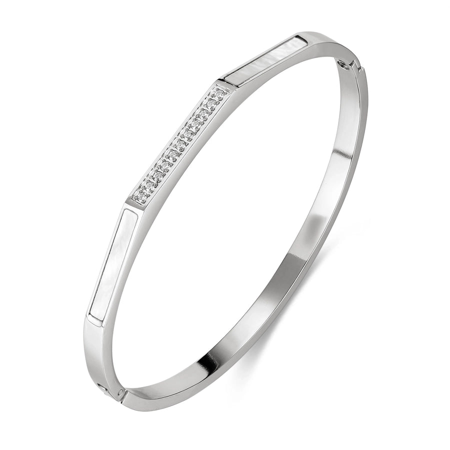 IG Style Simple Style Commute Geometric 304 Stainless Steel Bangle In Bulk