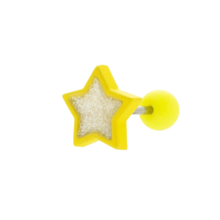 1 Piece Ear Cartilage Rings & Studs Japanese Style Sweet Star 316L Stainless Steel  Copper Plating Inlay Zircon - CEJEW