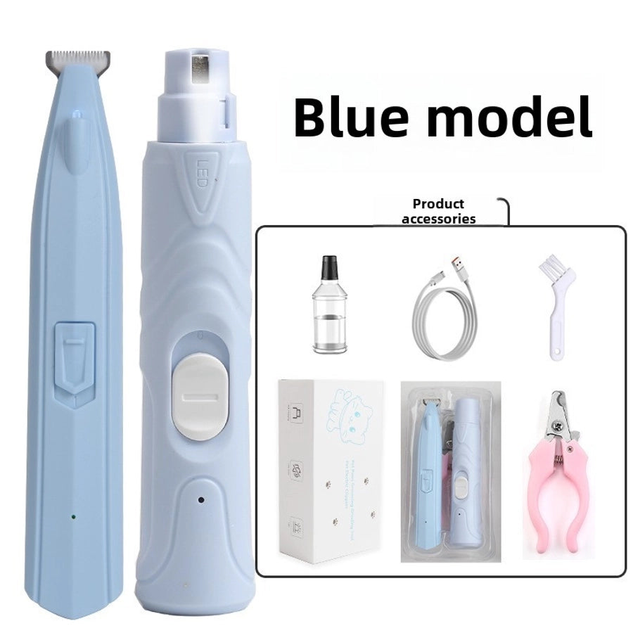 Electric Pet Hair Remover Plastic Dog Cat Hair Clipper Nail Trimmer Paw Shaver Paw Cutter Pet Grooming Tool