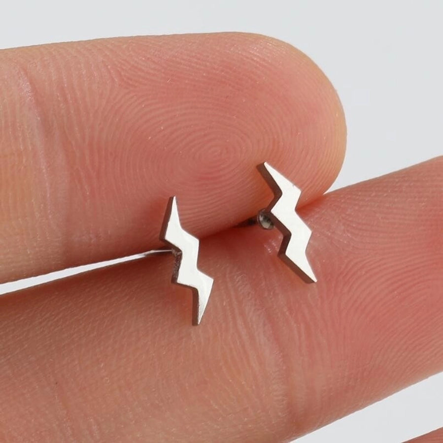 Fashion Geometric Plating 201 Stainless Steel No Inlaid 18K Gold Plated Ear Studs