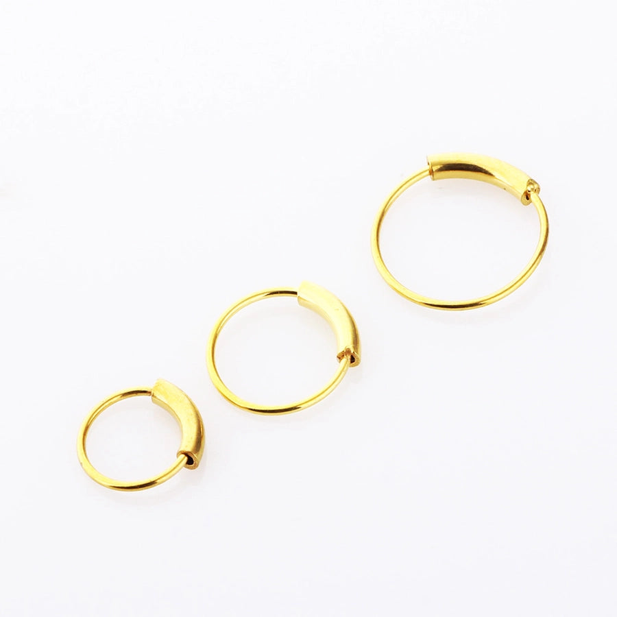 fashion u shape metal earrings 1 piece