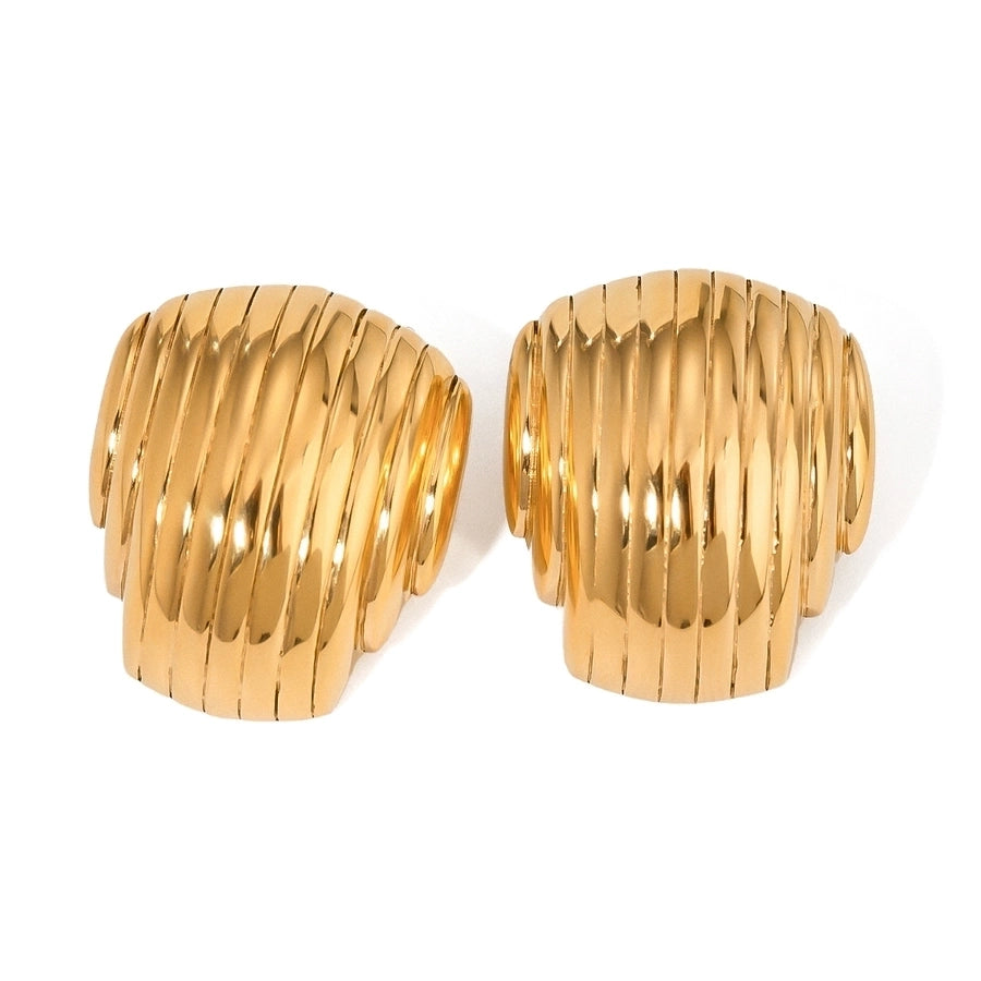 1 Pair Simple Style Classic Style Geometric 304 Stainless Steel Ear Studs