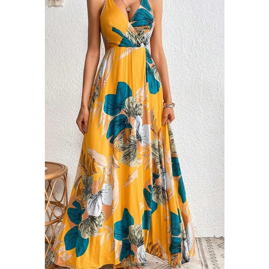 Women's Strap Dress Streetwear Strap Sleeveless Multicolor Maxi Long Dress Holiday