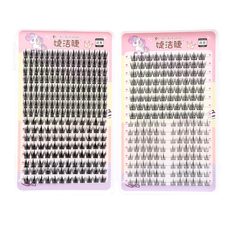 32 Row Large Capacity 4 Mixed Eyelash Book Deviruchi Lazy Trilogy Sunflower Spires False Eyelashes