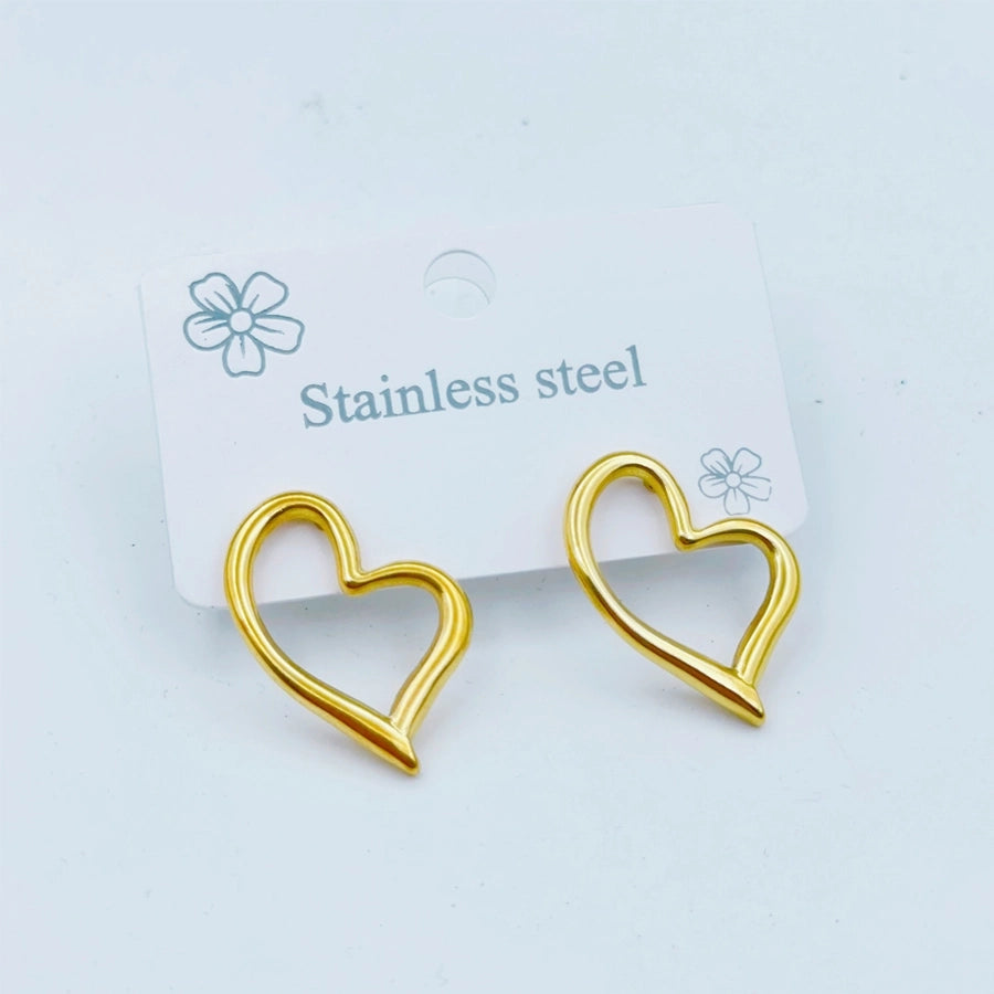 1 Pair Sweet Simple Style Butterfly Bow Knot 304 Stainless Steel Ear Studs