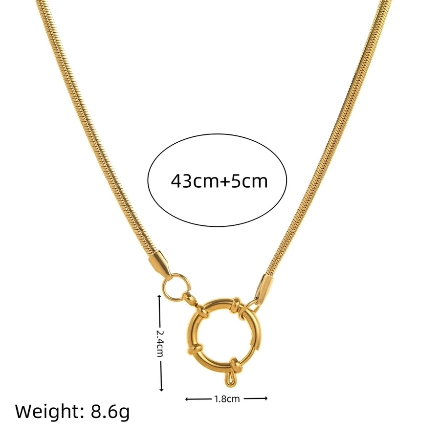 Jewelry Casual Elegant Streetwear Heart Shape 201 Stainless Steel 304 Stainless Steel 18K Gold Plated Pendant Necklace