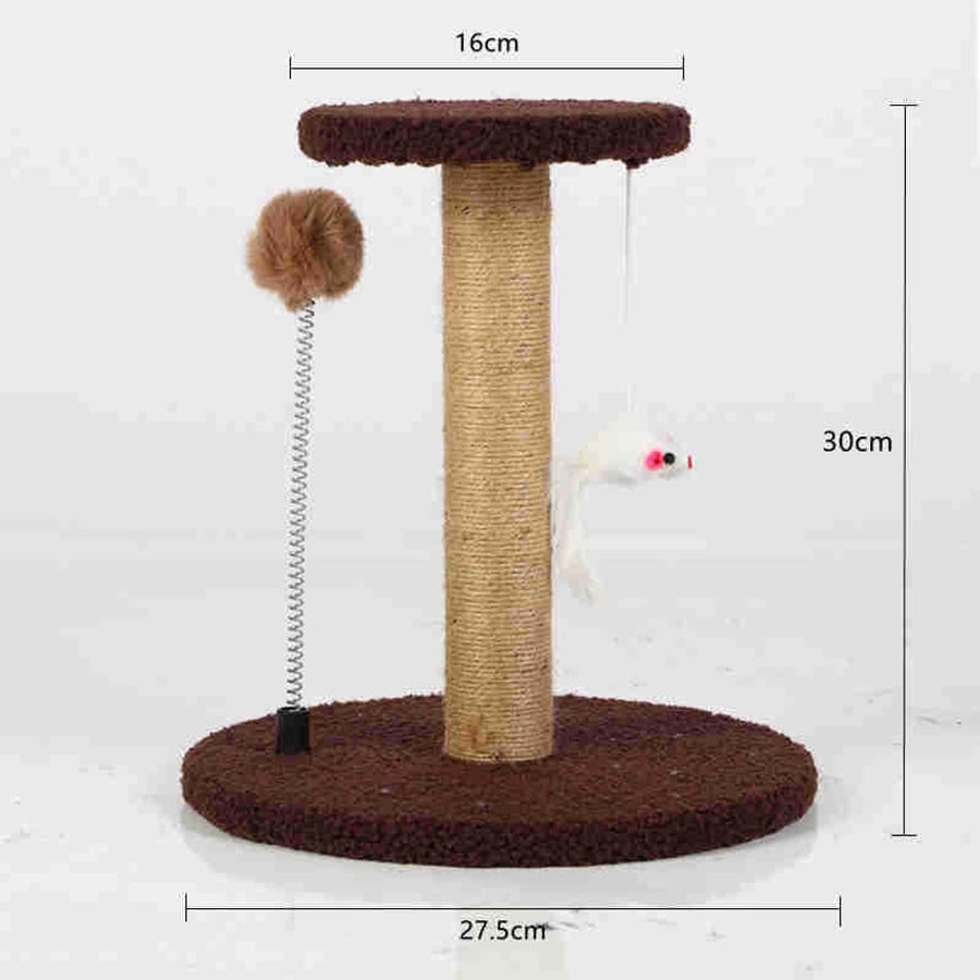 Cat Scratching Posts Cat Scratching Poles Boards Scratchers Solid Wood Nests Toys Pet Supplies