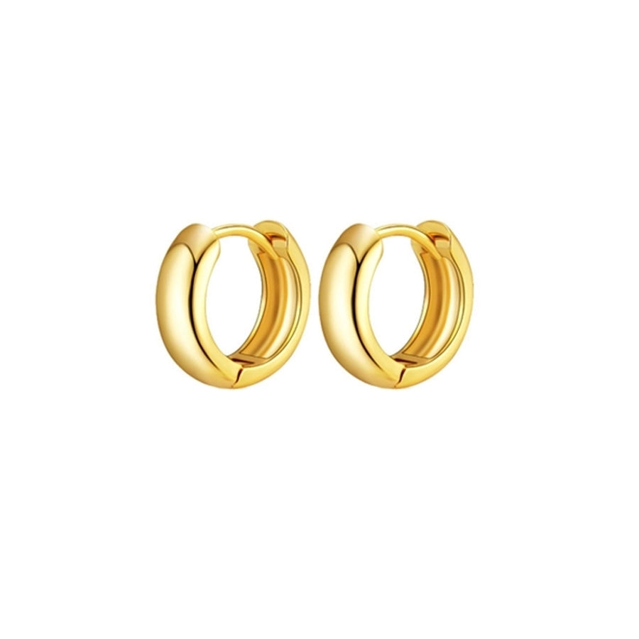 1 Pair Simple Style Classic Style U Shape Geometric Plating Copper Earrings