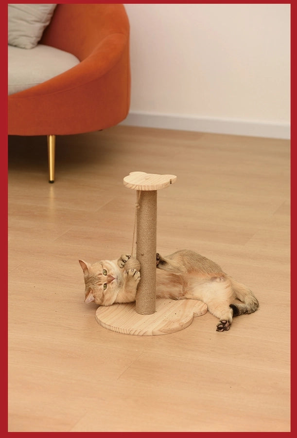 Cat Scratching Posts Cat Scratching Poles Boards Scratchers Solid Wood Nests Toys Pet Supplies