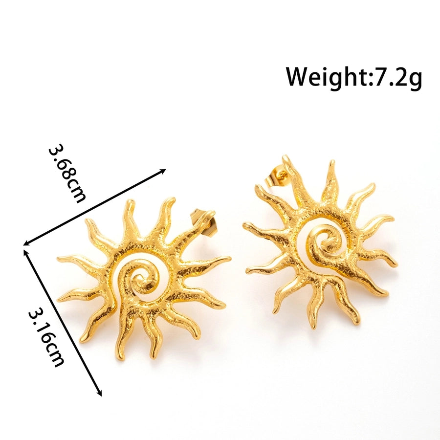 1 Pair Vintage Style French Style Heart Shape Snake Butterfly 304 Stainless Steel Ear Studs