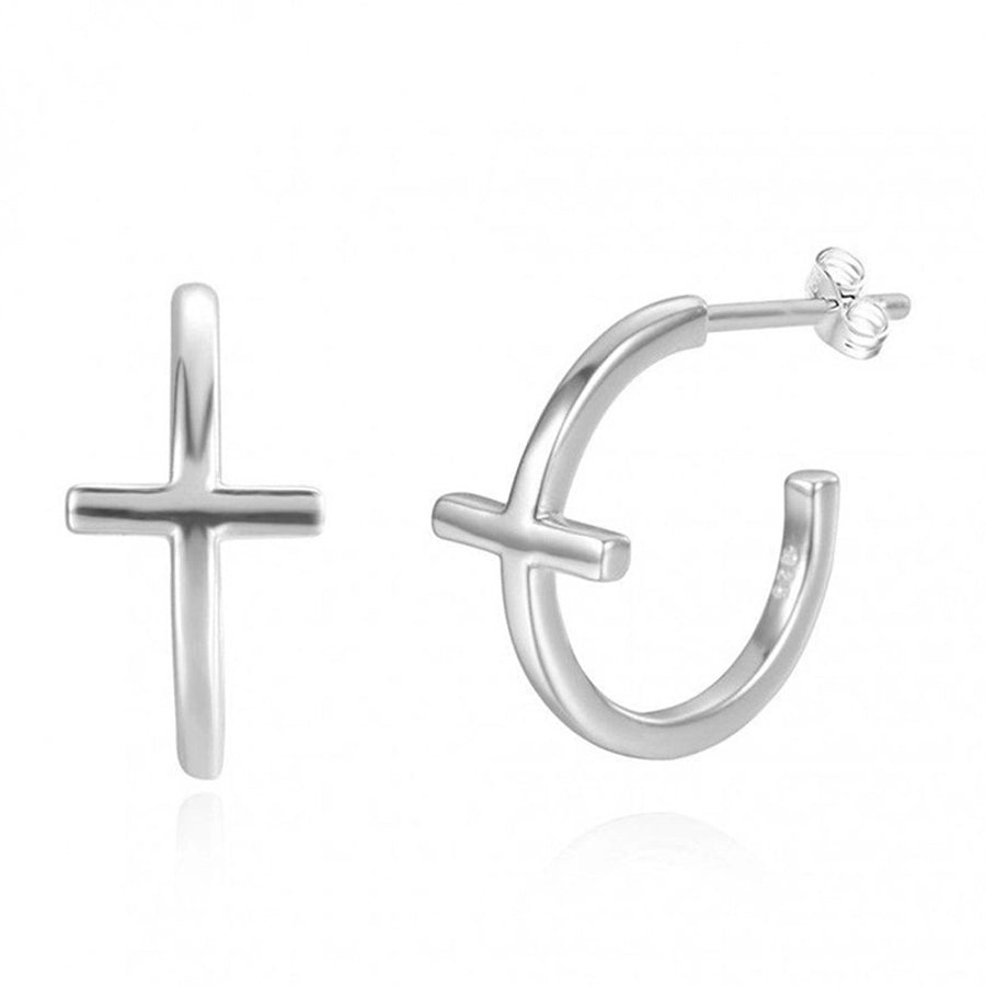 Simple Style Geometric Plating Copper No Inlaid Earrings Ear Studs - CEJEW