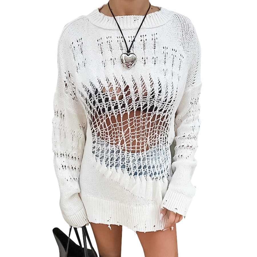 Women's Sweater Long Sleeve T-Shirts Simple Style Streetwear Solid Color