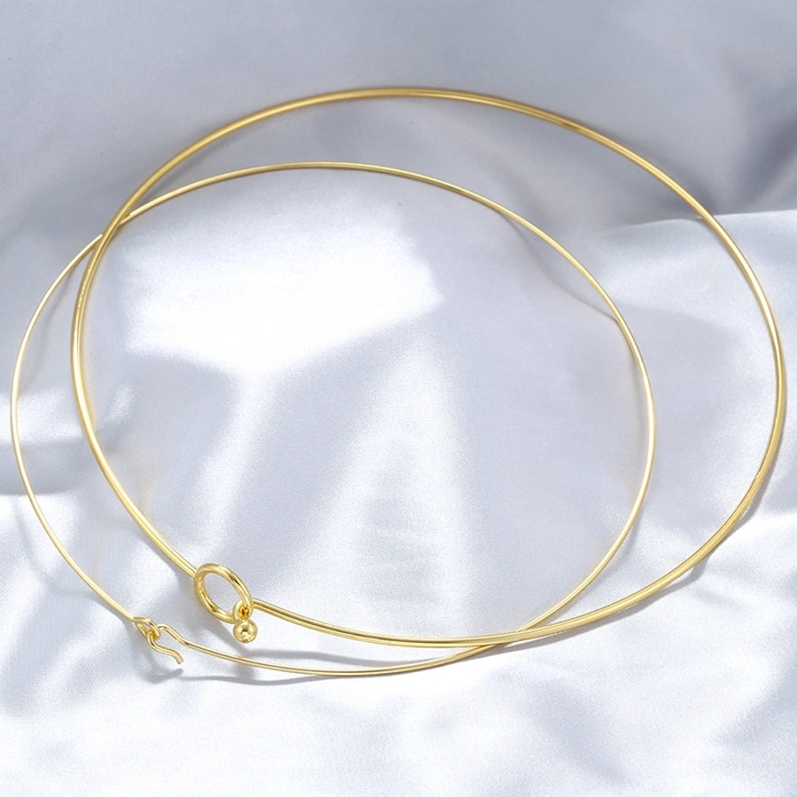 Jewelry Casual Simple Style Geometric 304 Stainless Steel 18K Gold Plated Choker