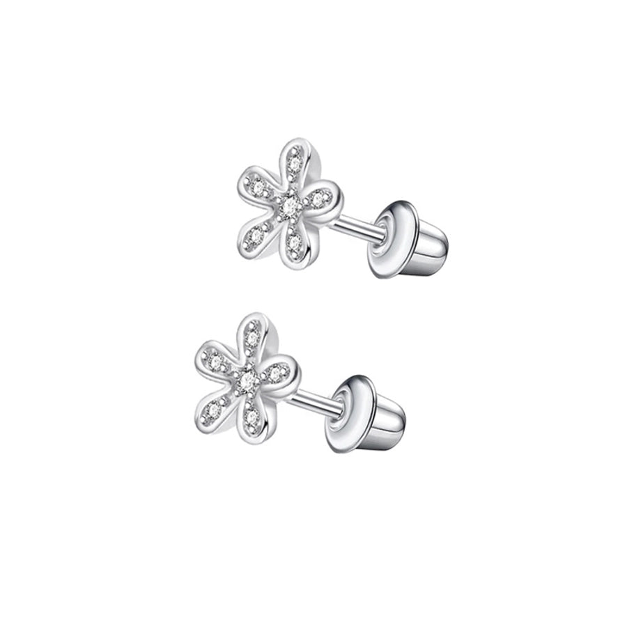 1 Pair Ear Cartilage Rings & Studs Simple Style Classic Style Heart Shape 304 Stainless Steel Plating Ear Cartilage Rings & Studs