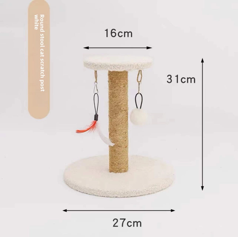 Cat Scratching Posts Cat Scratching Poles Boards Scratchers Solid Wood Nests Toys Pet Supplies