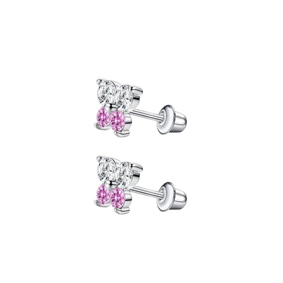 1 Pair Ear Cartilage Rings & Studs Simple Style Classic Style Heart Shape 304 Stainless Steel Plating Ear Cartilage Rings & Studs