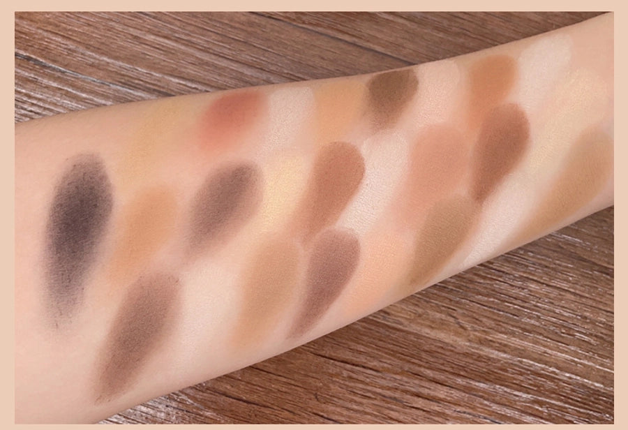 Caper Low-saturation Cool Tone Concealer Palette 25 Colors Earth Tone Matte Finish Non-puffy Eyes