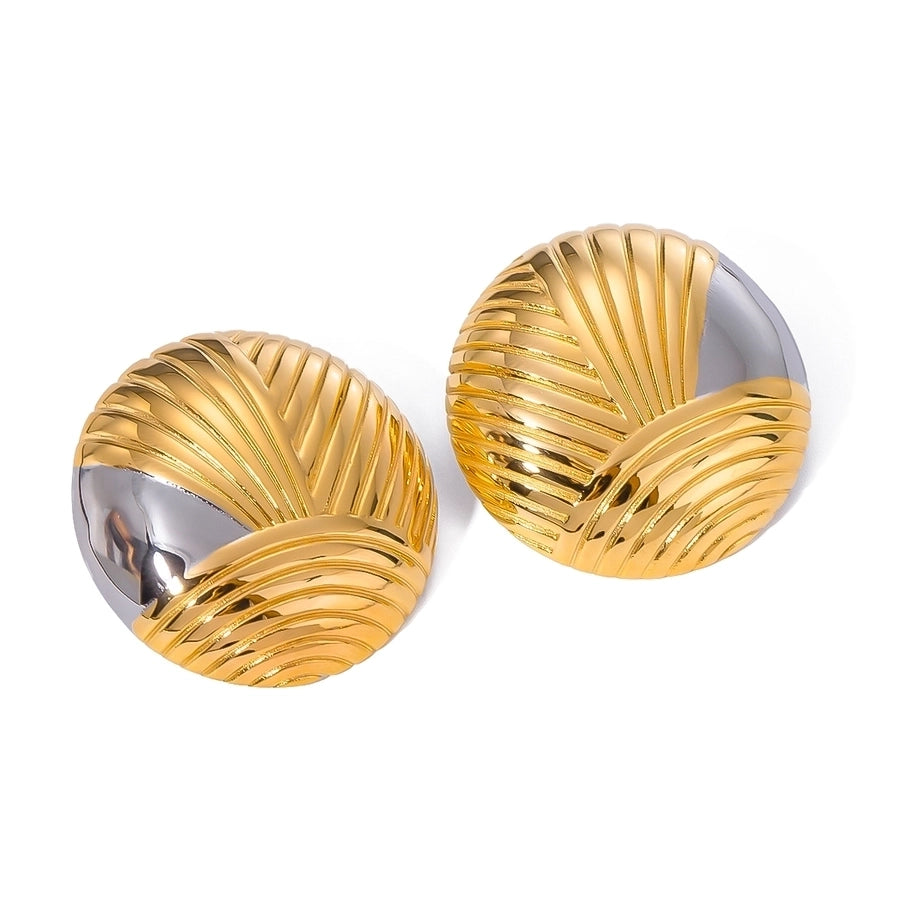 1 Pair Simple Style Classic Style Geometric 304 Stainless Steel Ear Studs