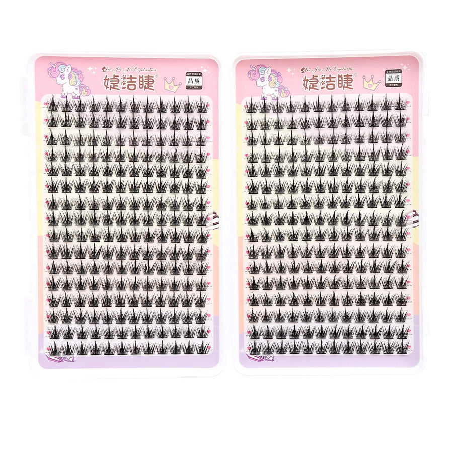 32 Row Large Capacity 4 Mixed Eyelash Book Deviruchi Lazy Trilogy Sunflower Spires False Eyelashes