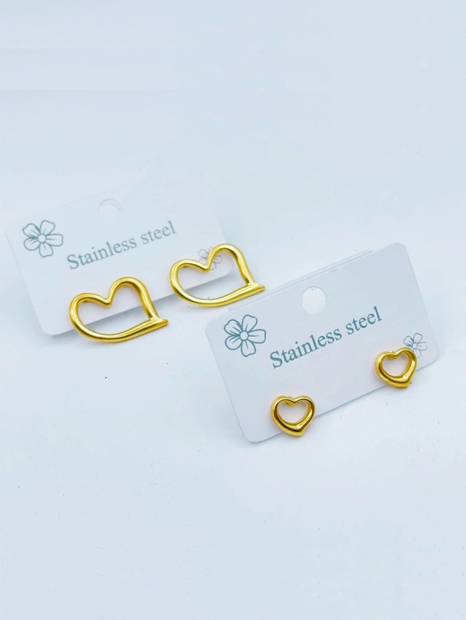 1 Pair Sweet Simple Style Butterfly Bow Knot 304 Stainless Steel Ear Studs